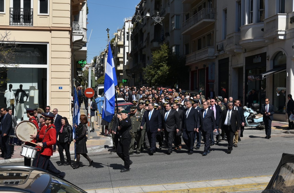 Δοξολογία της Εθνικής Επετείου της 1ης Απριλίου 1955