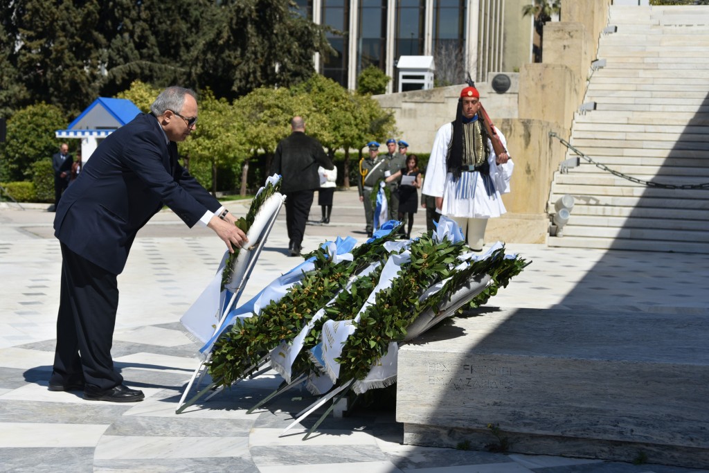 Δοξολογία της Εθνικής Επετείου της 1ης Απριλίου 1955