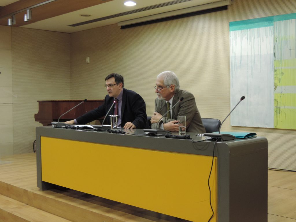 Διάλεξη με θέμα: Ο ιστορικός ερευνητής αντιμέτωπος με τη συνείδησή του. Μια κατάθεση ψυχής