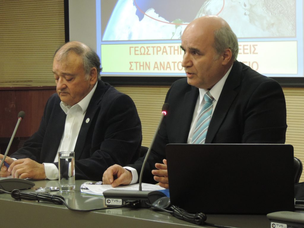 Διάλεξη με θέμα: Γεωστρατηγικές Εξελίξεις στην Ανατολική Μεσόγειο