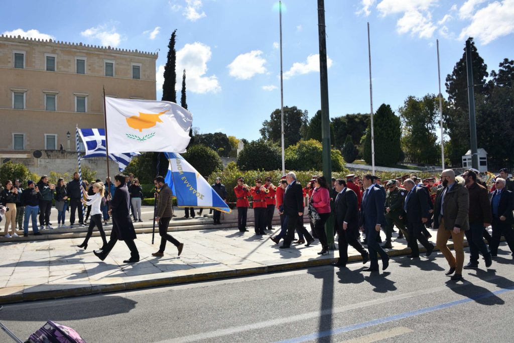 Δοξολογία της Εθνικής Επετείου της 1ης Απριλίου 1955