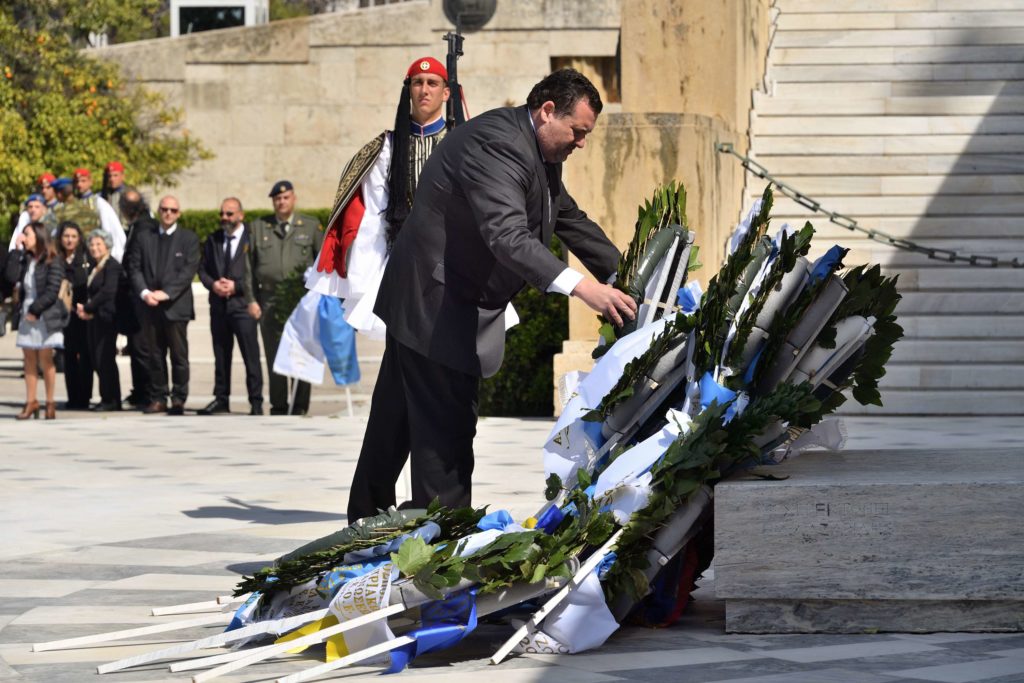 Δοξολογία της Εθνικής Επετείου της 1ης Απριλίου 1955