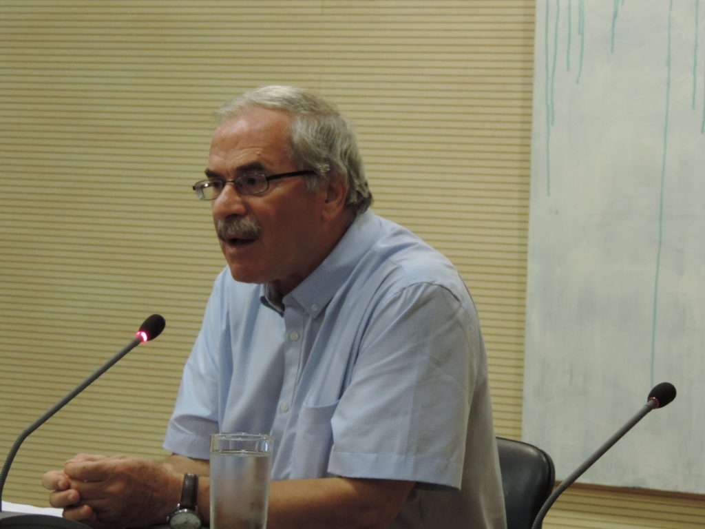 Διάλεξη Χριστόφορου Χαραλαμπάκη της Εταιρείας Μελέτης και Έρευνας Νεότερης και Σύγχρονης Ιστορίας