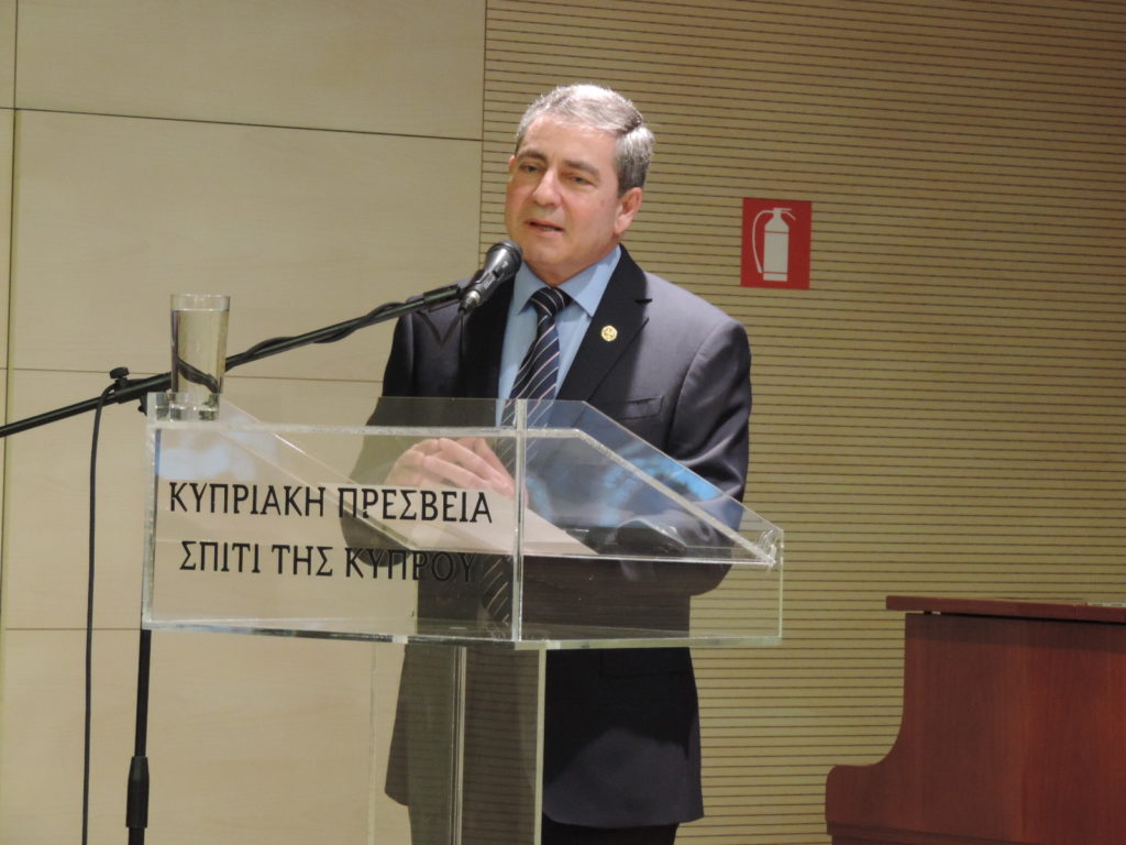 Διάλεξη του Πρύτανη Πανεπιστημίου Κύπρου Τάσου Χριστοφίδη