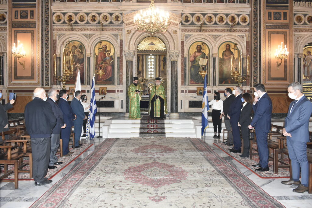 Δοξολογία της Εθνικής Επετείου της 1ης Απριλίου 1955