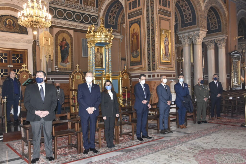 Δοξολογία της Εθνικής Επετείου της 1ης Απριλίου 1955