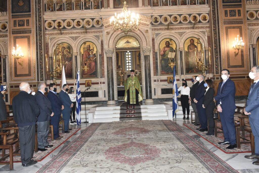 Δοξολογία της Εθνικής Επετείου της 1ης Απριλίου 1955