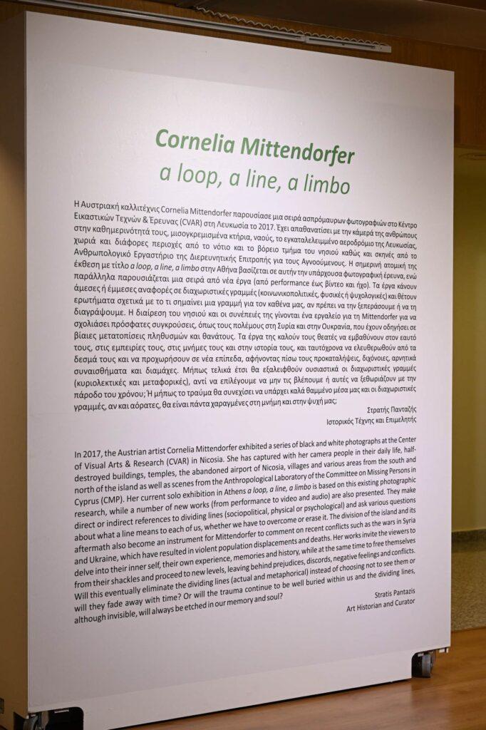 Cornelia Mittendorfer “a loop, a line, a limbo”