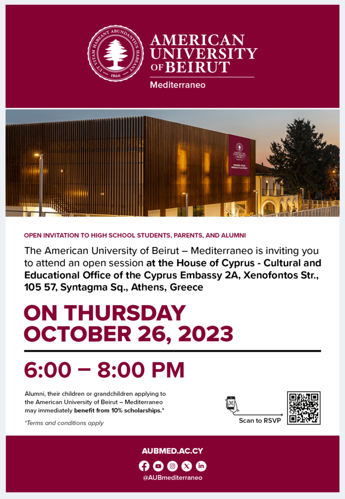 AMERICAN UNIVERCITY OF BEIRUT – MEDITERRANEO (CYPRUS)