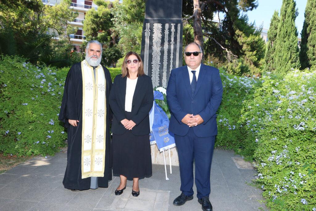 ΑΡΧΙΕΡΑΤΙΚΟ ΜΝΗΜΟΣΥΝΟ για τους πεσόντες κατά το πραξικόπημα και την τουρκική εισβολή στην Κύπρο το 1974  που τελεί ο Δήμος Αθηναίων